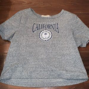 obsessive love cropped tee